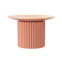 Teeth Party Plate and Bowl - Coral Pink