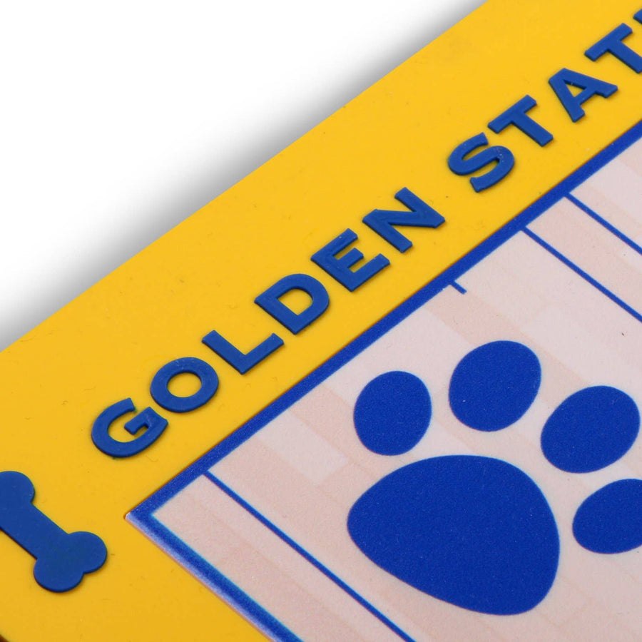 Golden State Warriors Food Court Pet Feeding Mat