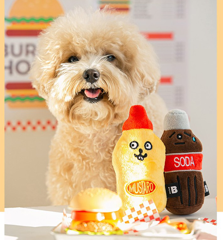 Soda & Mustard Toy_Squeaky Sound