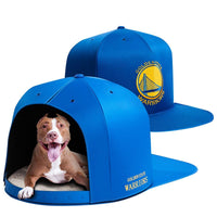 Golden State Warriors Nap Cap Premium Dog Bed