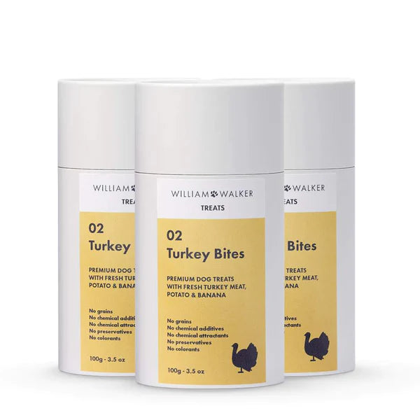 Premium Dog Treats Turkey Bites 3er Pack
