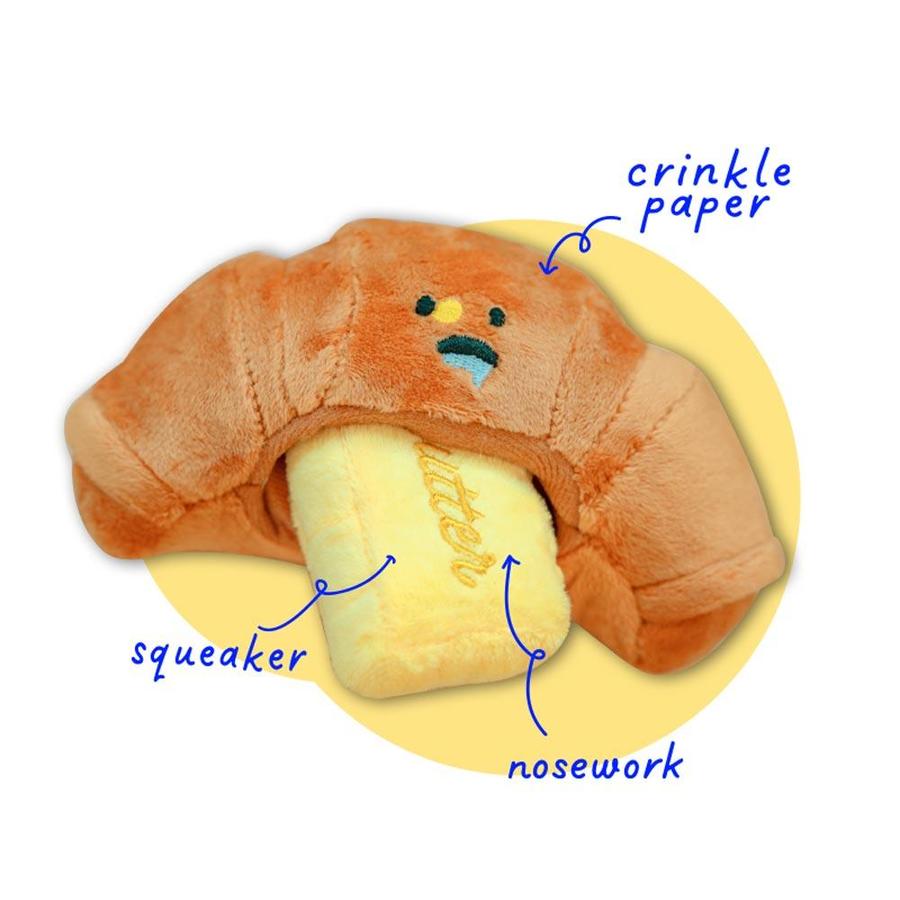 Croissant Nose Work Dog Toy