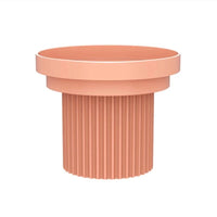 Teeth Party Plate and Bowl - Coral Pink