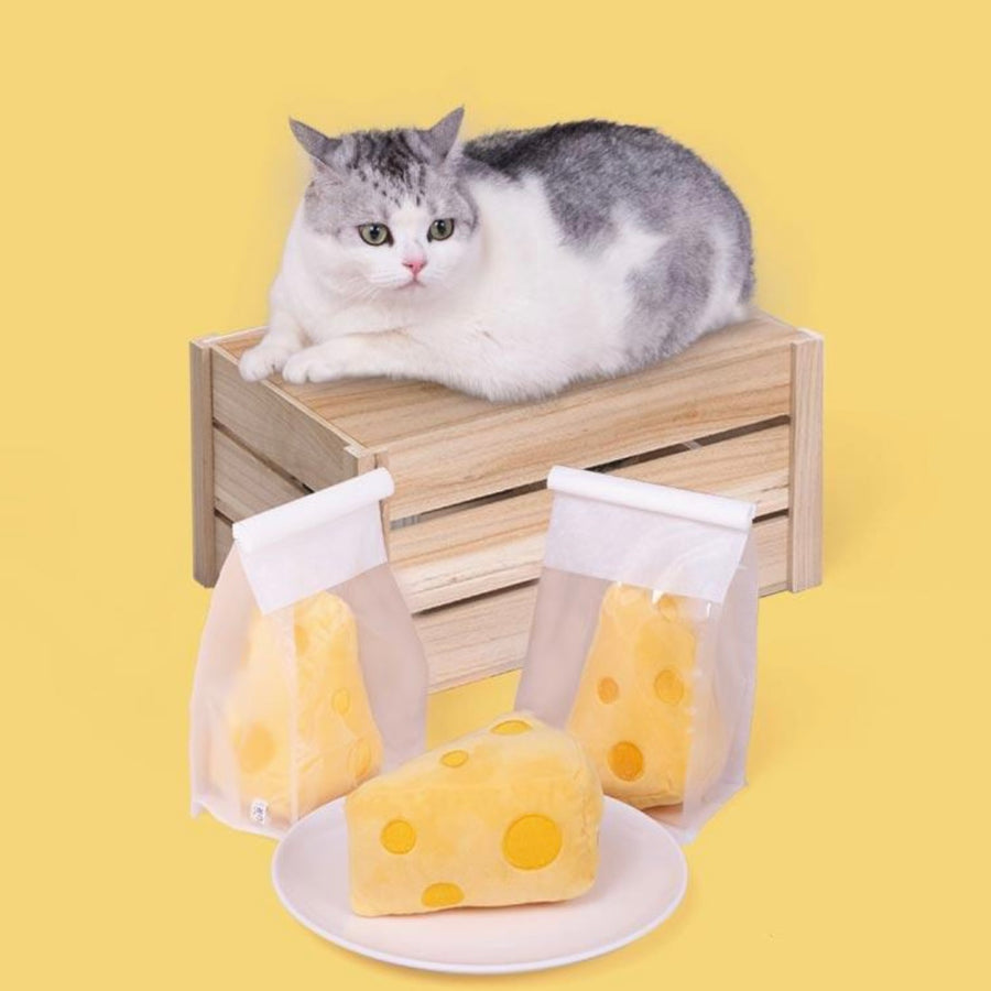 Cheese Catnip Toy