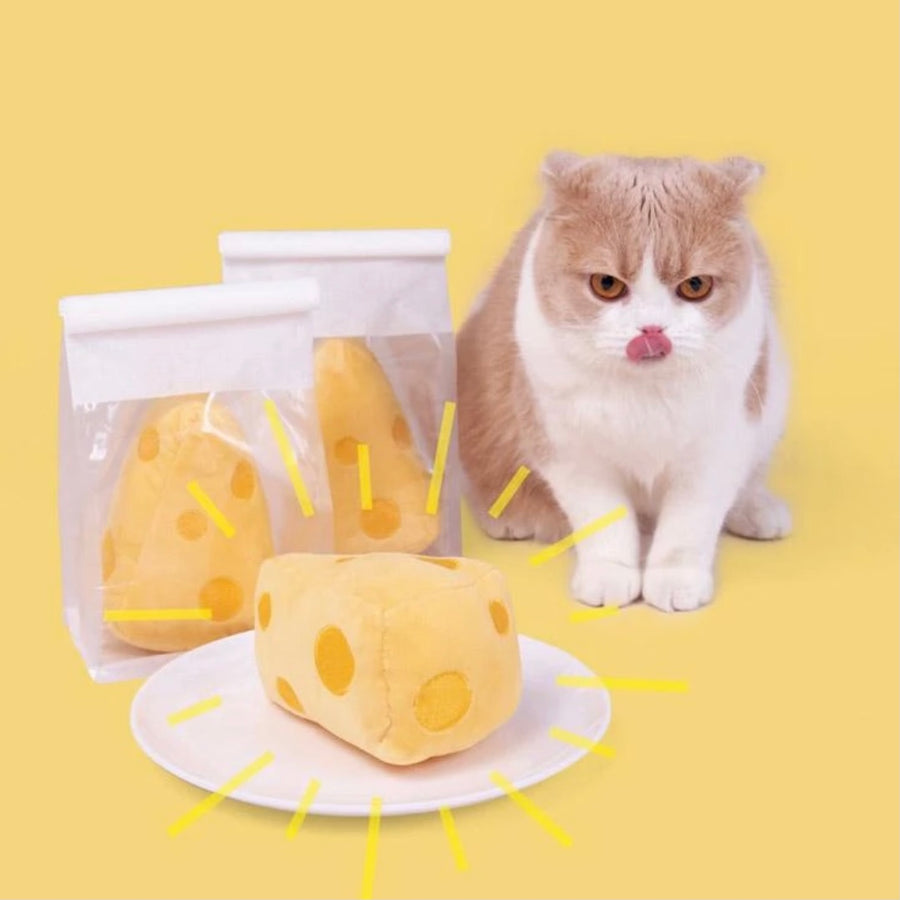 Cheese Catnip Toy