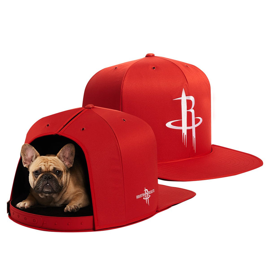 Houston Rockets Red Small Pet Nap Cap Dog Bed